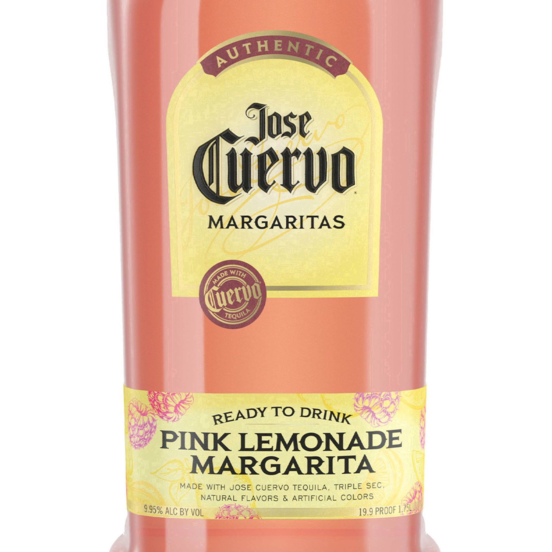slide 11 of 26, Jose Cuervo Authentic Margarita Pink Lemonade Ready to Drink Cocktail - 1.75 L, 1.75 liter