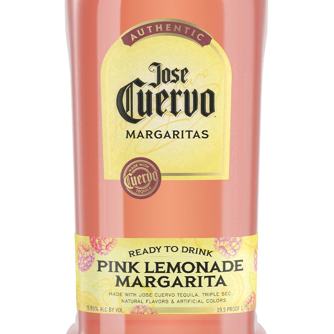slide 21 of 26, Jose Cuervo Authentic Margarita Pink Lemonade Ready to Drink Cocktail - 1.75 L, 1.75 liter