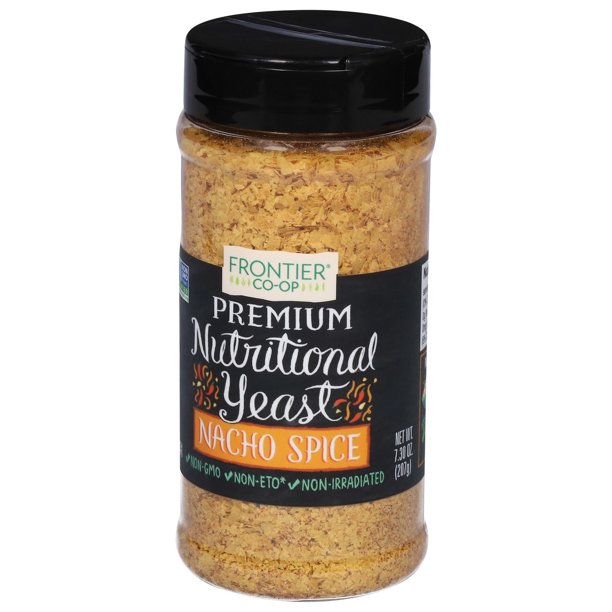 slide 5 of 9, Frontier Co-Op Premium Nacho Spice Nutritional Yeast 7.30 oz, 7.3 oz