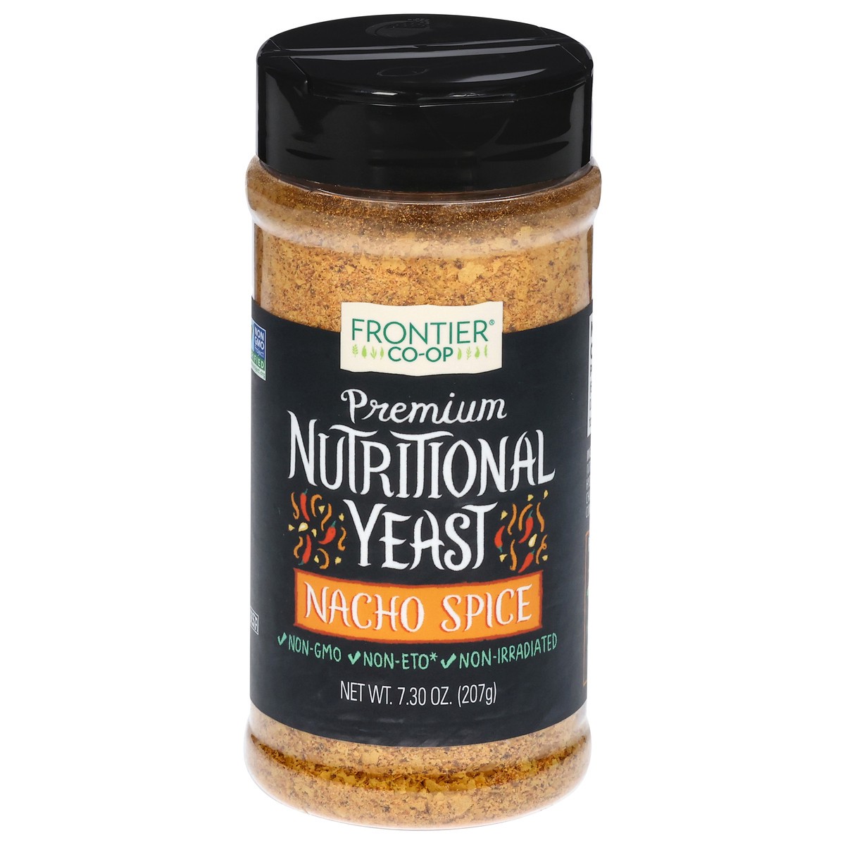 slide 1 of 9, Frontier Co-Op Premium Nacho Spice Nutritional Yeast 7.30 oz, 7.3 oz
