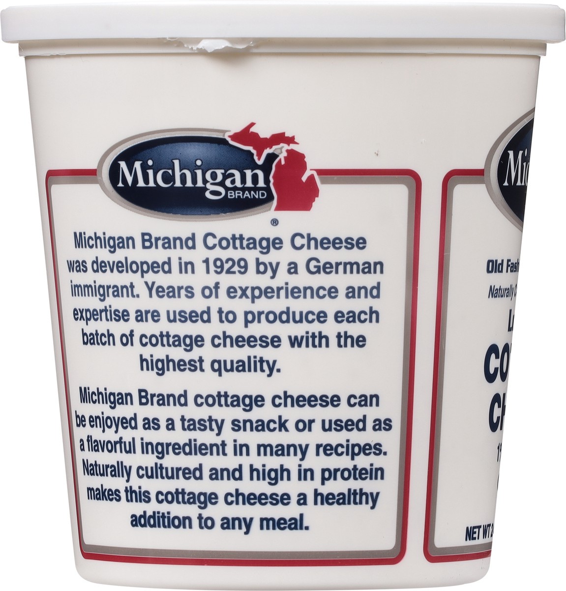 slide 8 of 9, Michigan Brand 1% Milkfat Low Fat Cottage Cheese, 24 oz