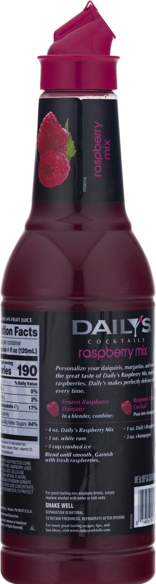 slide 11 of 13, Daily's Cocktails Raspberry Mix - 33.8 oz, 33.8 oz