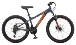 Mongoose Grafton 24" Boys Charcoal Bike
