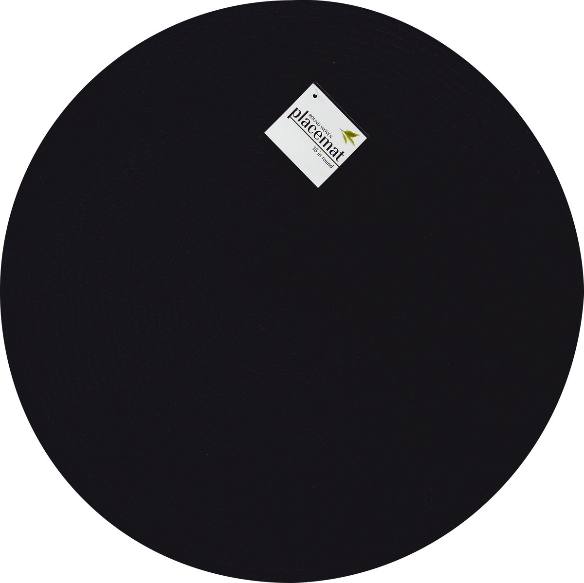 slide 2 of 2, Ritzenhal Black Round Placemats, 1 ct