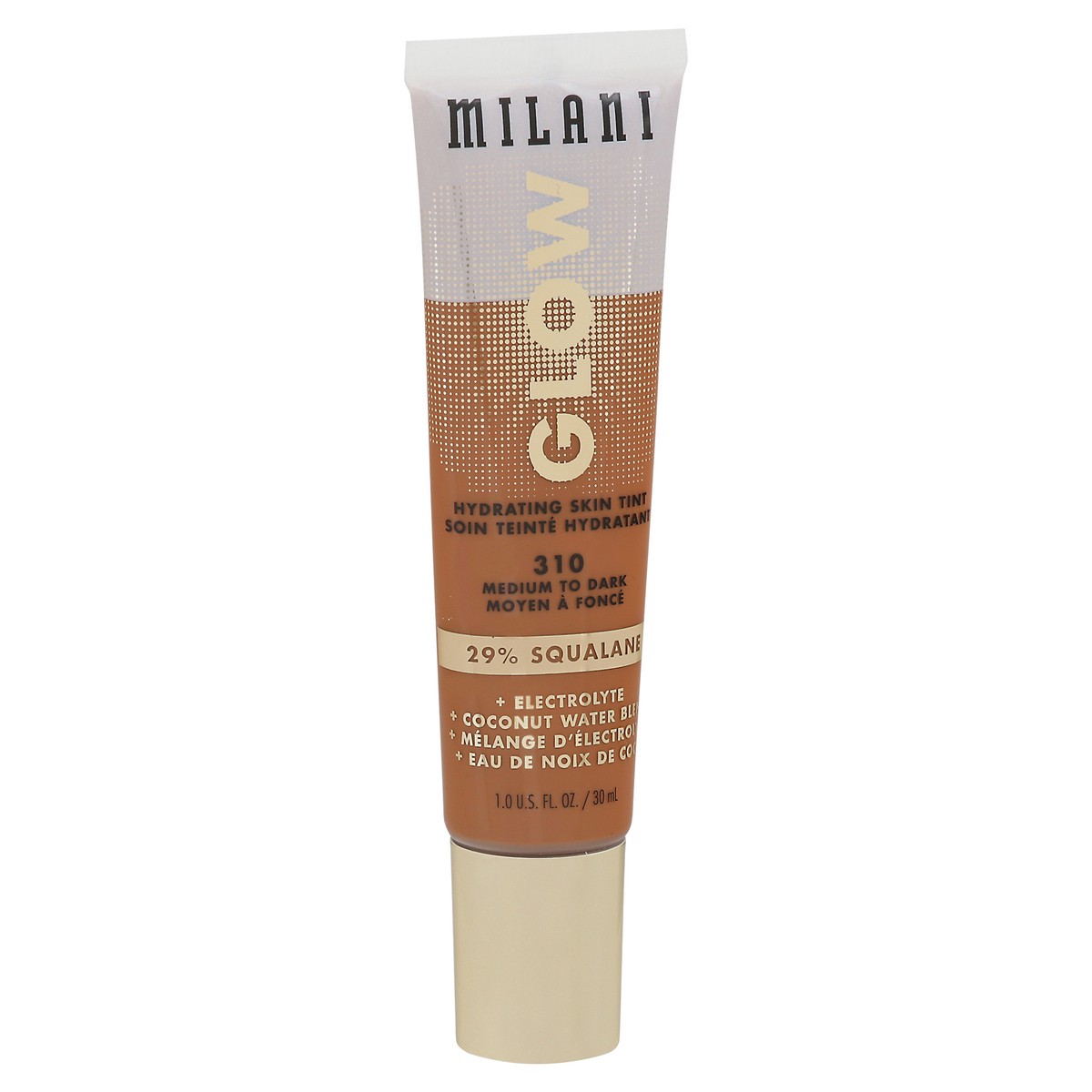 slide 4 of 11, Milani Glow Medium to Dark 310 Hydrating Skin Tint 1.0 fl oz, 1 fl oz