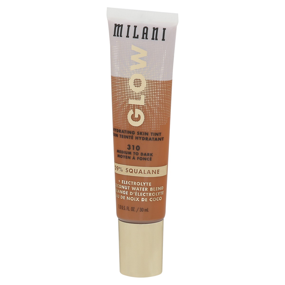 slide 9 of 11, Milani Glow Medium to Dark 310 Hydrating Skin Tint 1.0 fl oz, 1 fl oz