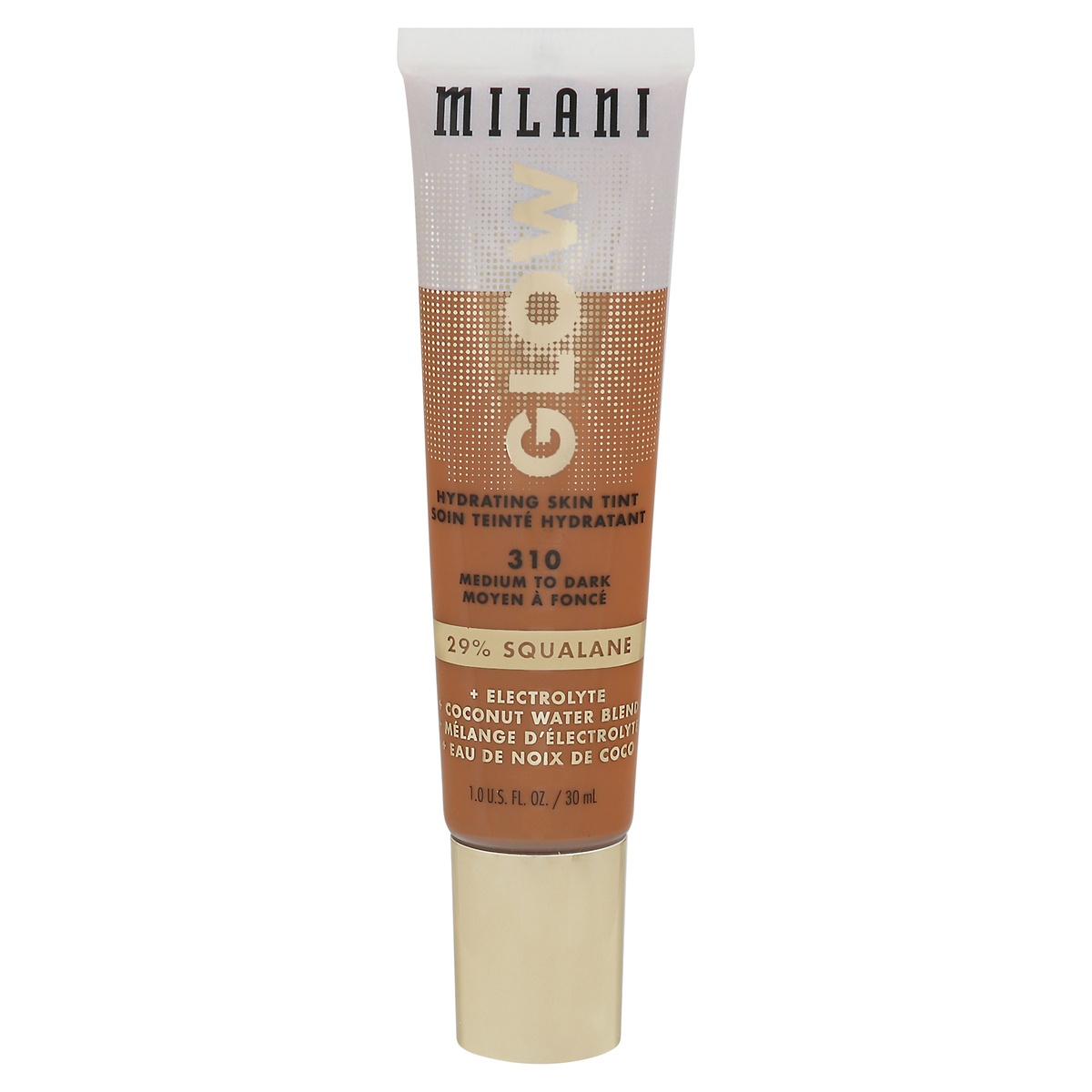 slide 1 of 1, Milani Glow Hydrating Skin Tint, Medium To Dark, 1 oz