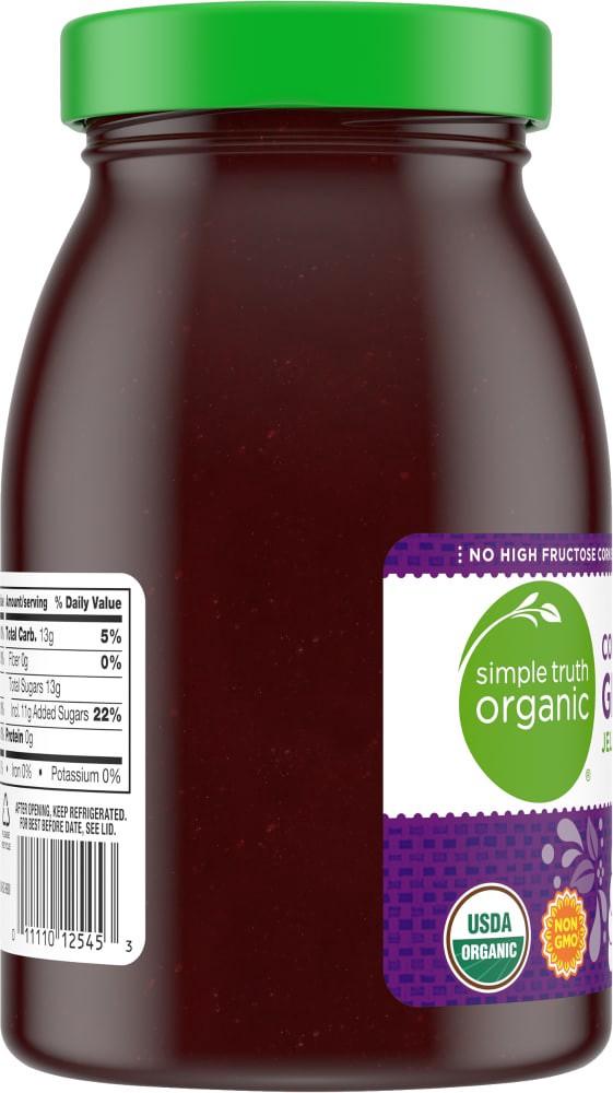 slide 3 of 4, Simple Truth Organic Concord Grape Jelly, 31 oz