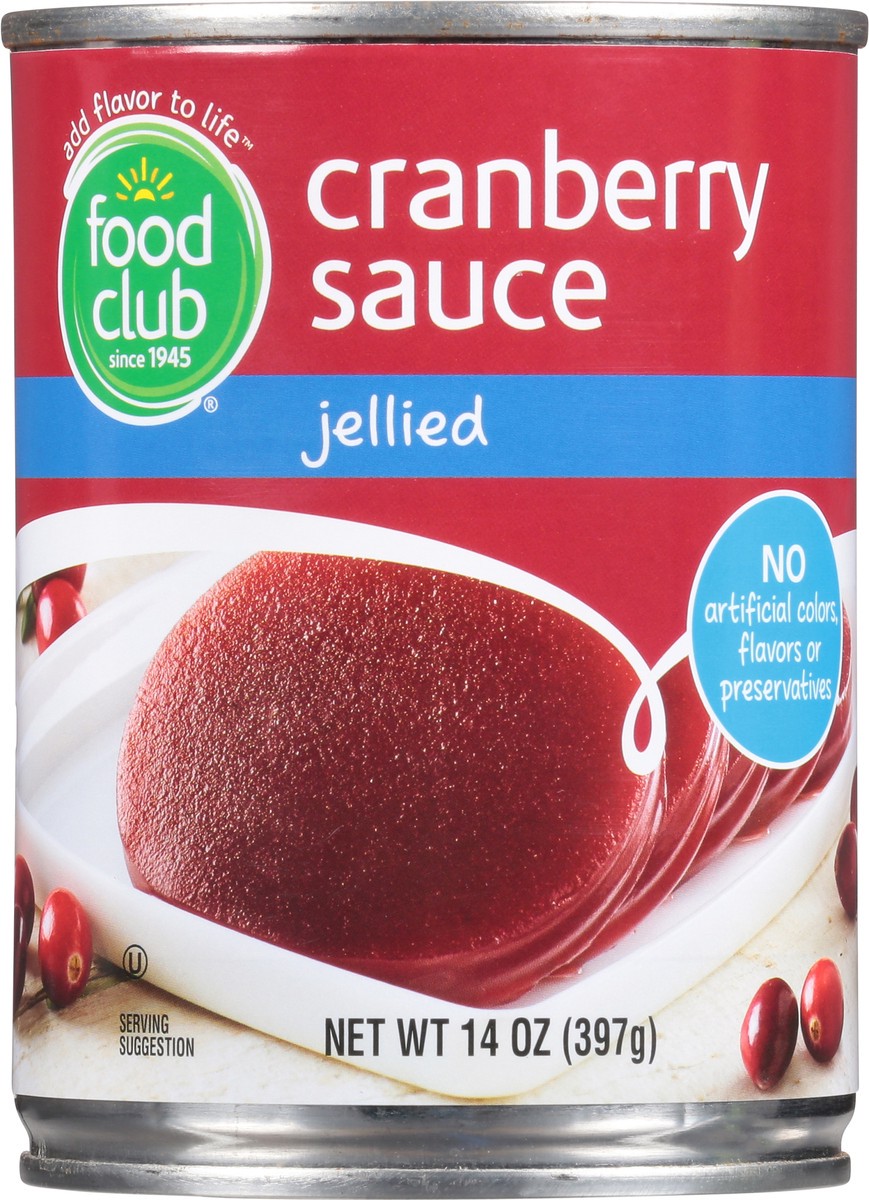 slide 13 of 14, Food Club Jellied Cranberry Sauce - 14 oz, 14 oz