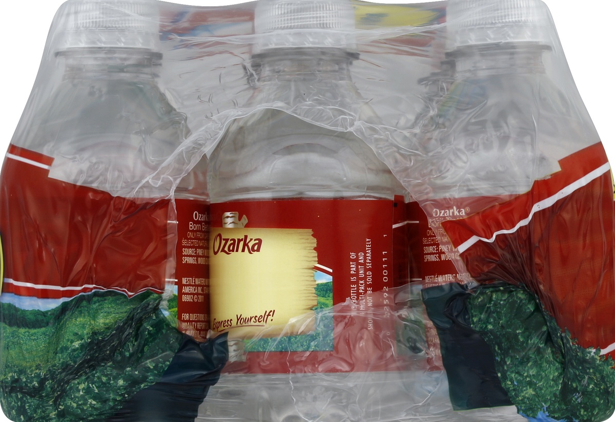slide 3 of 4, Ozarka Brand 100% Natural Spring Water, 8-ounce mini plastic bottles (Pack of 12), 12 ct; 8 fl oz