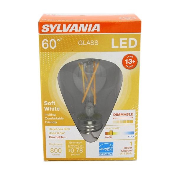 slide 1 of 1, Sylvania 60W Led Soft White, 1 ct