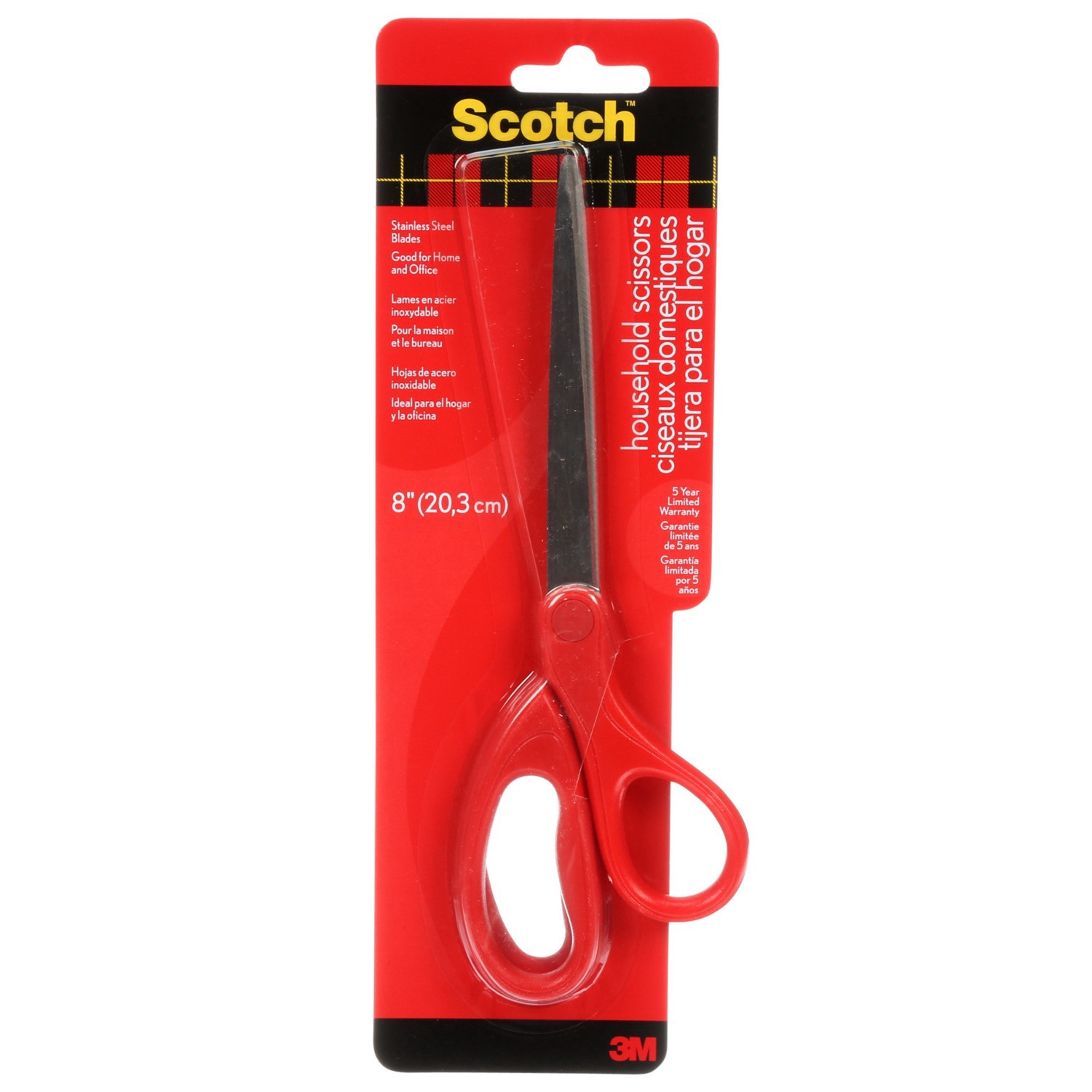 slide 2 of 3, Scotch 3m Scotch Household Scissors, 8 in