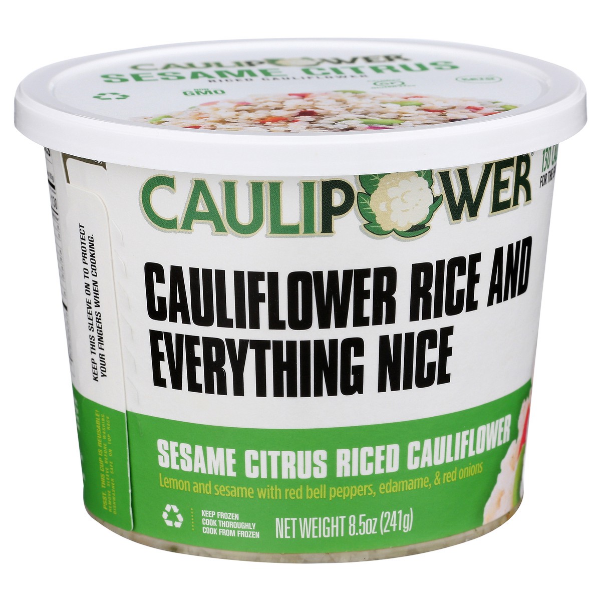 slide 8 of 9, Caulipower Sesame Citrus Riced Cauliflower Cup, 8.5 oz