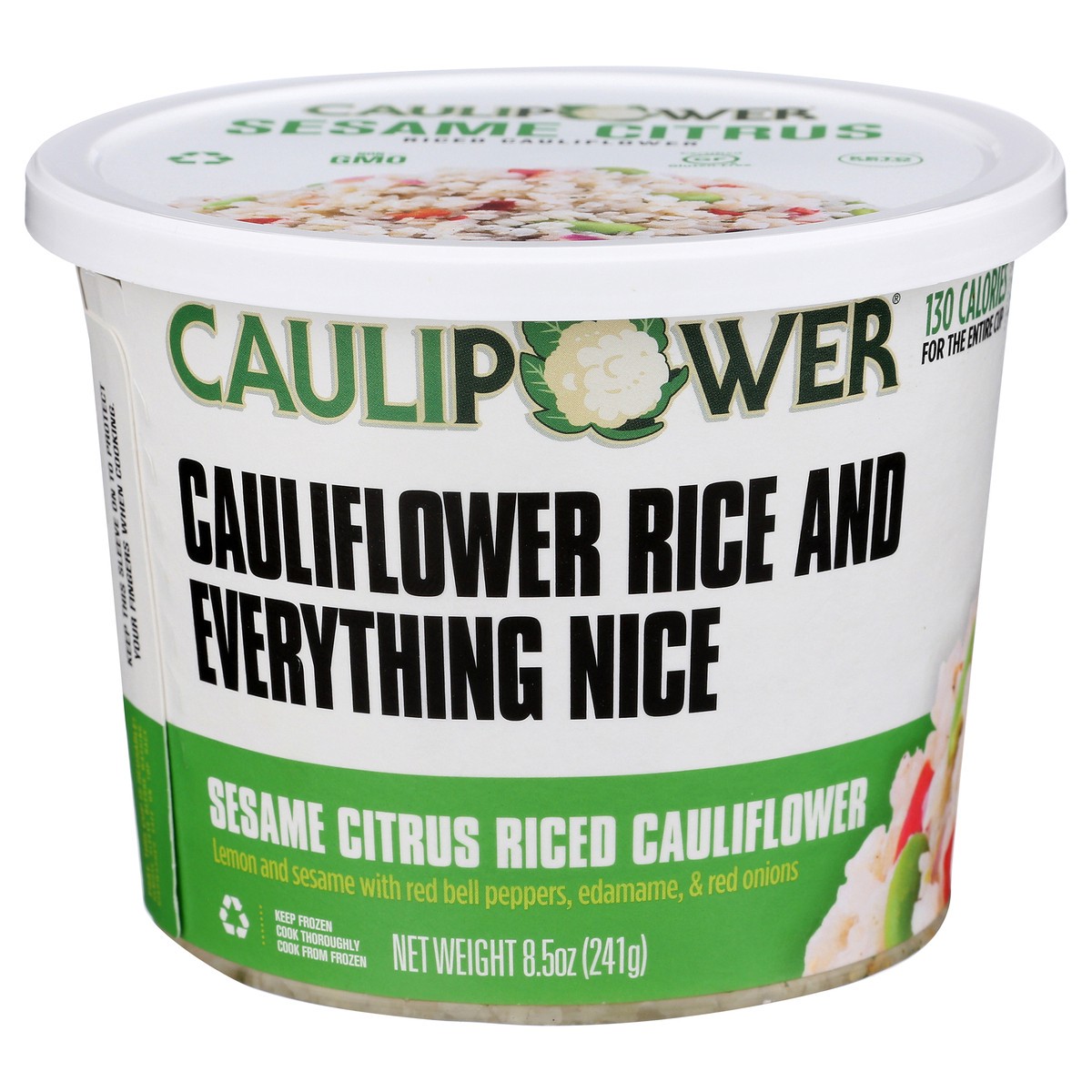 slide 1 of 9, Caulipower Sesame Citrus Riced Cauliflower Cup, 8.5 oz