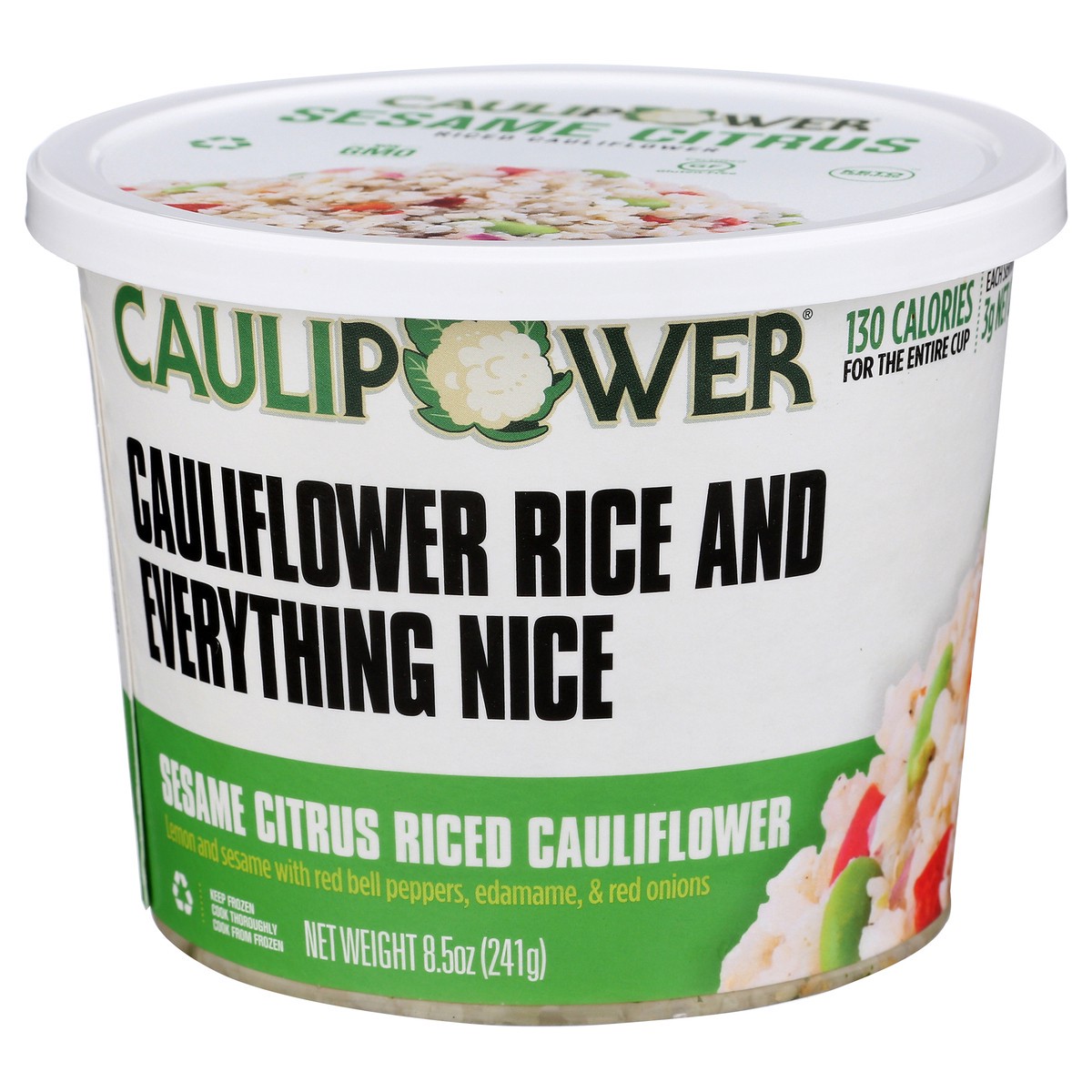 slide 5 of 9, Caulipower Sesame Citrus Riced Cauliflower Cup, 8.5 oz