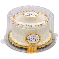 Edda's Cake Company Classic Vanilla Cake 6"