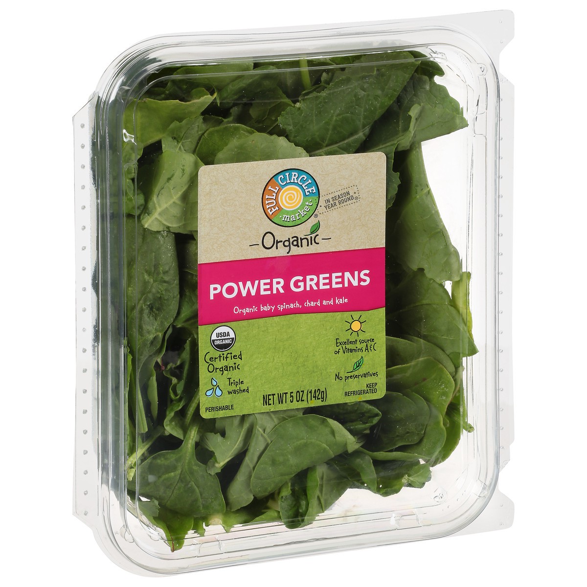 slide 2 of 9, Full Circle Market Organic Power Greens 5 oz, 5 oz