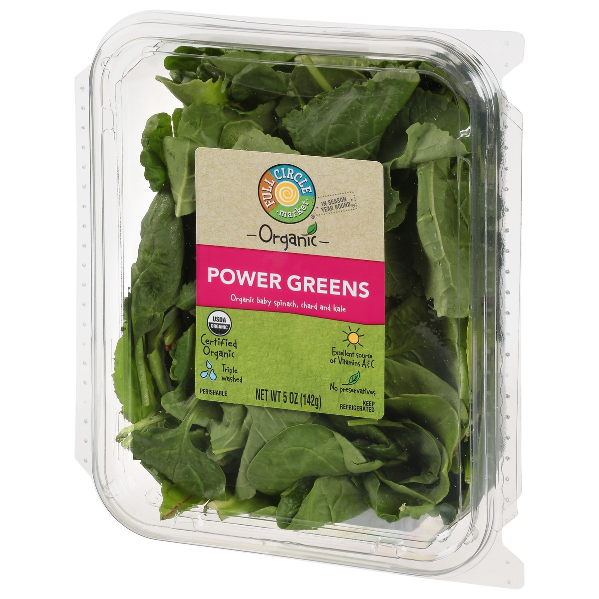 slide 3 of 9, Full Circle Market Organic Power Greens 5 oz, 5 oz