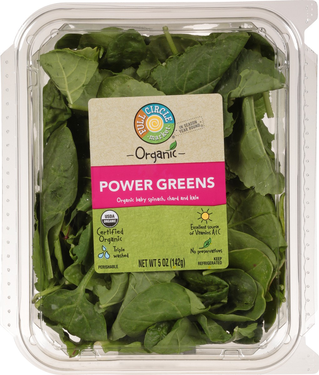 slide 6 of 9, Full Circle Market Organic Power Greens 5 oz, 5 oz