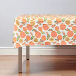Everyday Living PEVA Citrus Flannel Tablecloth, 1 ct