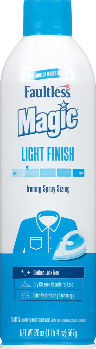 slide 6 of 9, Faultless Magic Sizing Light Body Ironing Spray, 20 oz