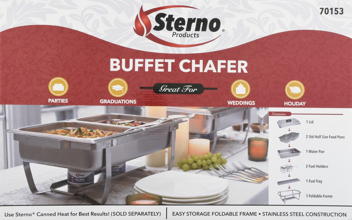 slide 1 of 11, Sterno Buffet Chafer, 1 ct