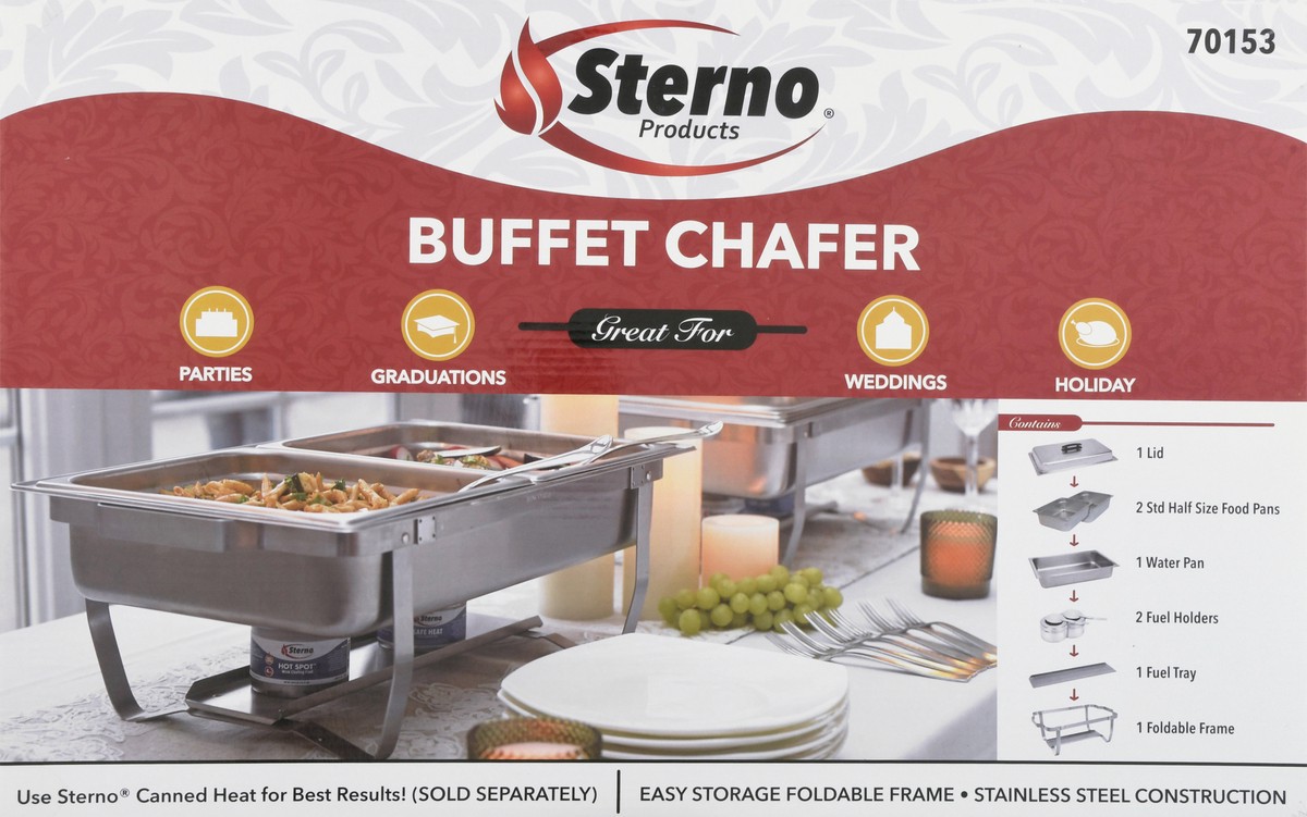 slide 7 of 11, Sterno Buffet Chafer, 1 ct