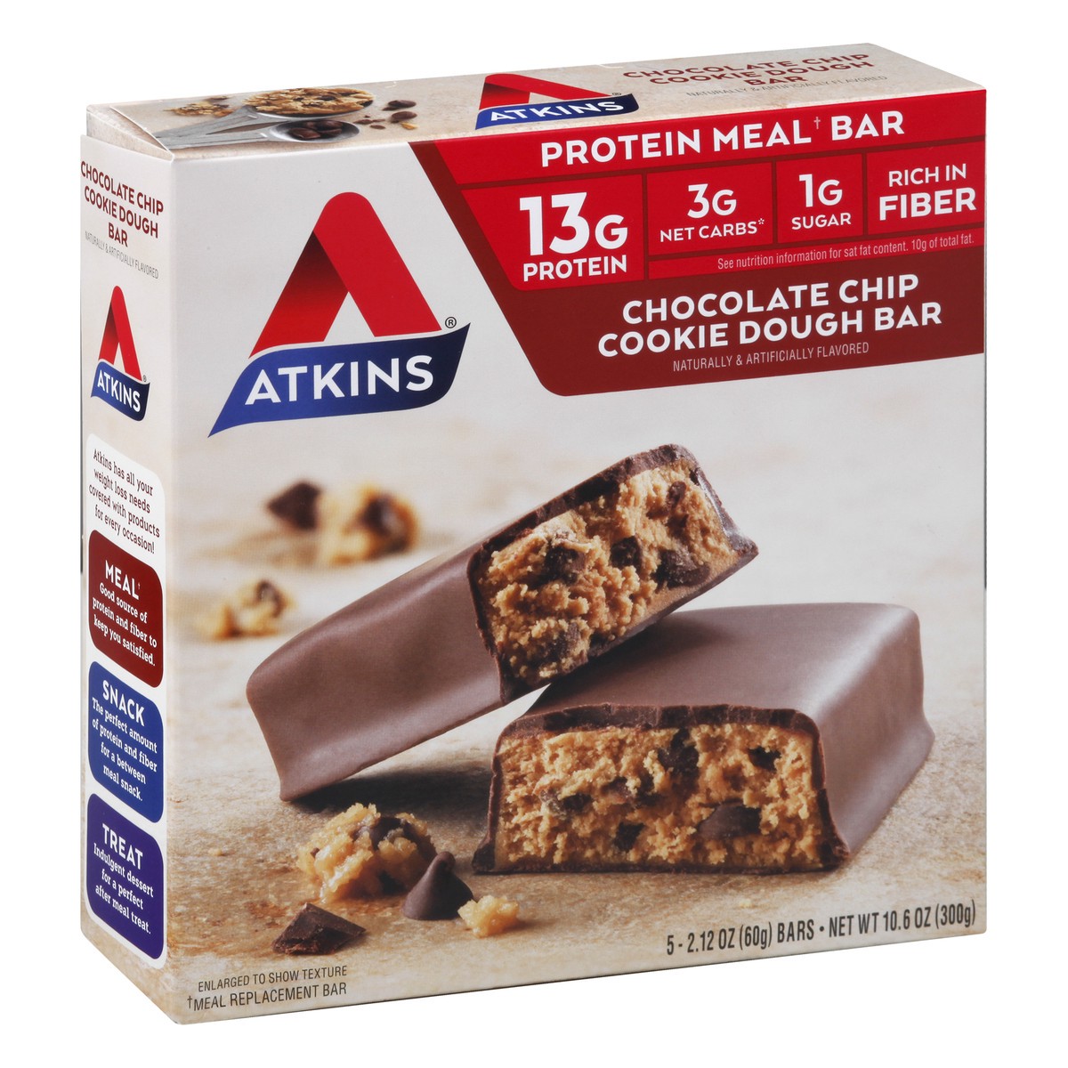 slide 2 of 9, Atkins Protein Meal Bar, 5 ct