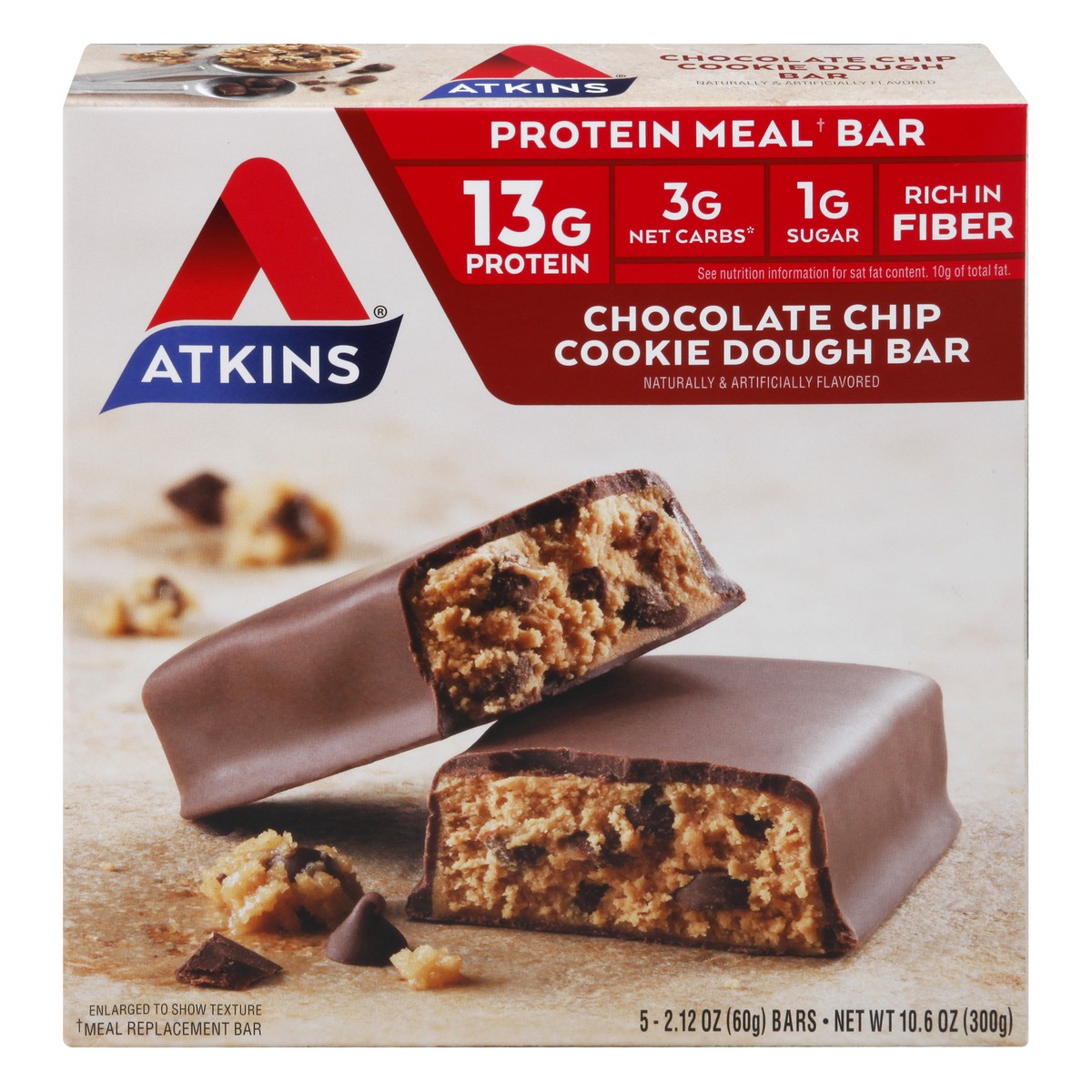 slide 1 of 9, Atkins Protein Meal Bar, 5 ct