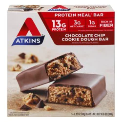 Atkins Protein Meal Bar, Chocolate Chip Cookie Dough