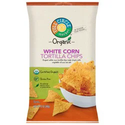 Full Circle Market Organic White Corn Tortilla Chips 12 oz