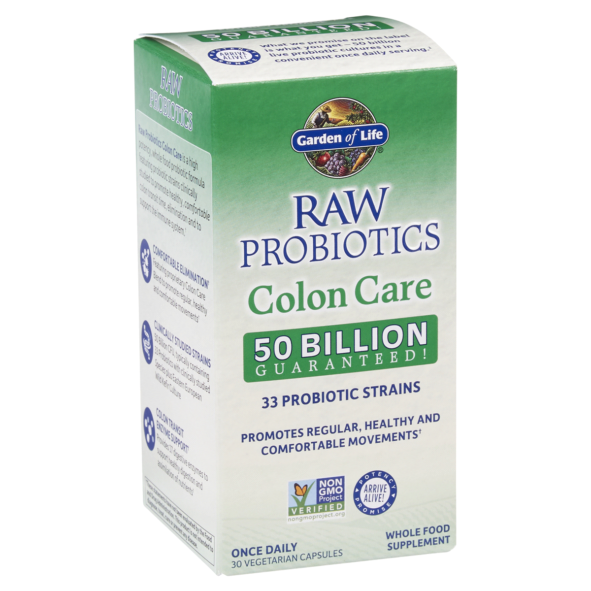 slide 5 of 29, Garden of Life Raw Probiotics Colon Care, 30 ct