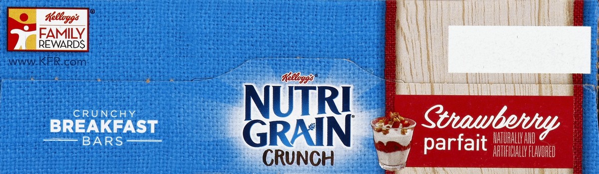 slide 2 of 6, Kellogg's Nutri Grain Crunch Strawberry Parfait Breakfast Bars 10 ct Box, 5 ct; 1.48 oz