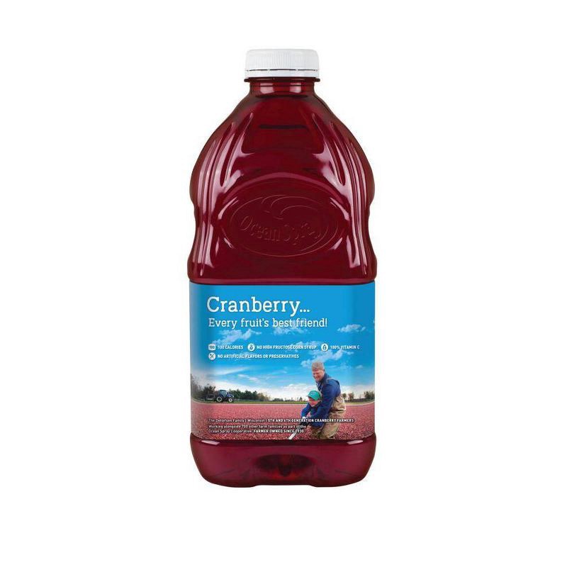 slide 3 of 3, Ocean Spray Cran-Apple™ Cranberry Apple Juice Drink, 64 Fl Oz Bottle, 64 fl oz