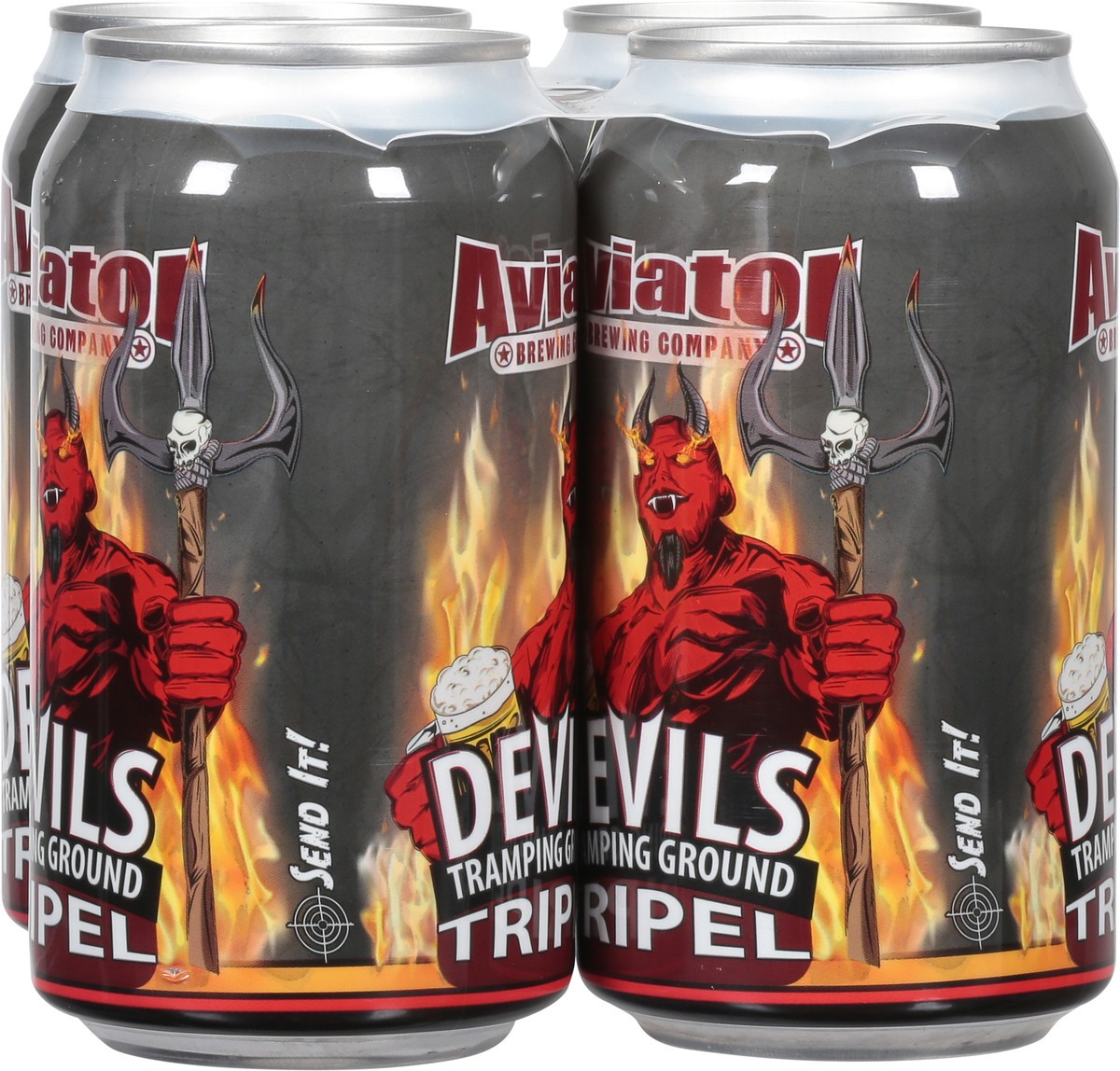 slide 8 of 11, Aviator Brewing Co. Tripel Devils Tramping Ground Beer 4 - 12 fl oz Cans, 4 ct