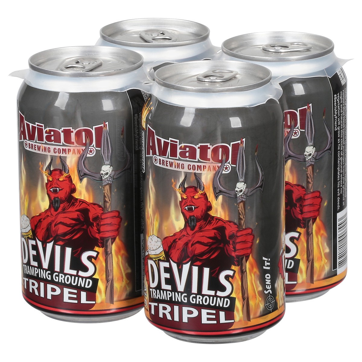 slide 10 of 11, Aviator Brewing Co. Tripel Devils Tramping Ground Beer 4 - 12 fl oz Cans, 4 ct