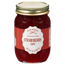 Amish Wedding Old Fashioned Strawberry Jam 18 oz