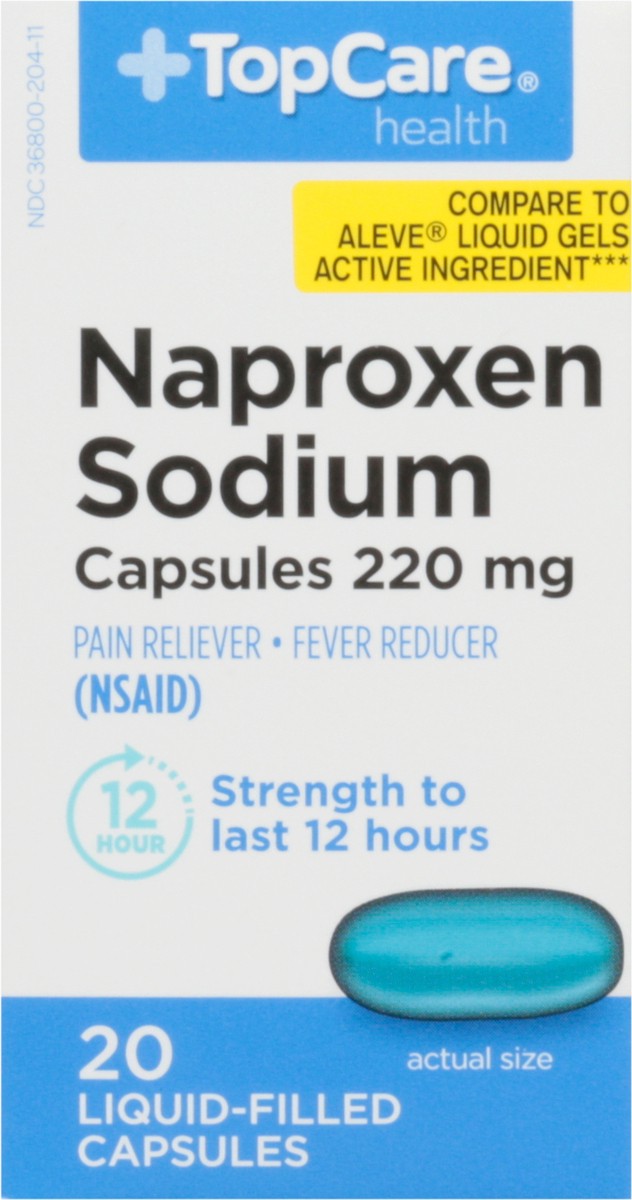 slide 9 of 16, TopCare TOP CARE Topcare Naproxen Liquidgels, 20 ct