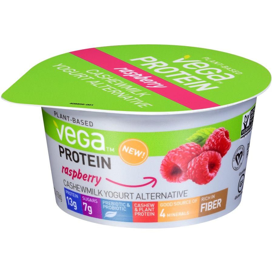 slide 1 of 8, Vega Raspberry Yogurt, 5.3 oz