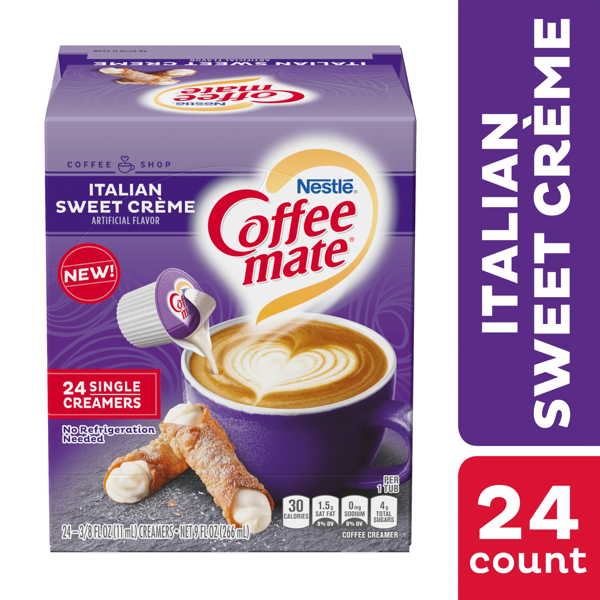 slide 1 of 1, Coffee-Mate Coffee Mate Creamer Italian Sweet Crme, 9 fl oz