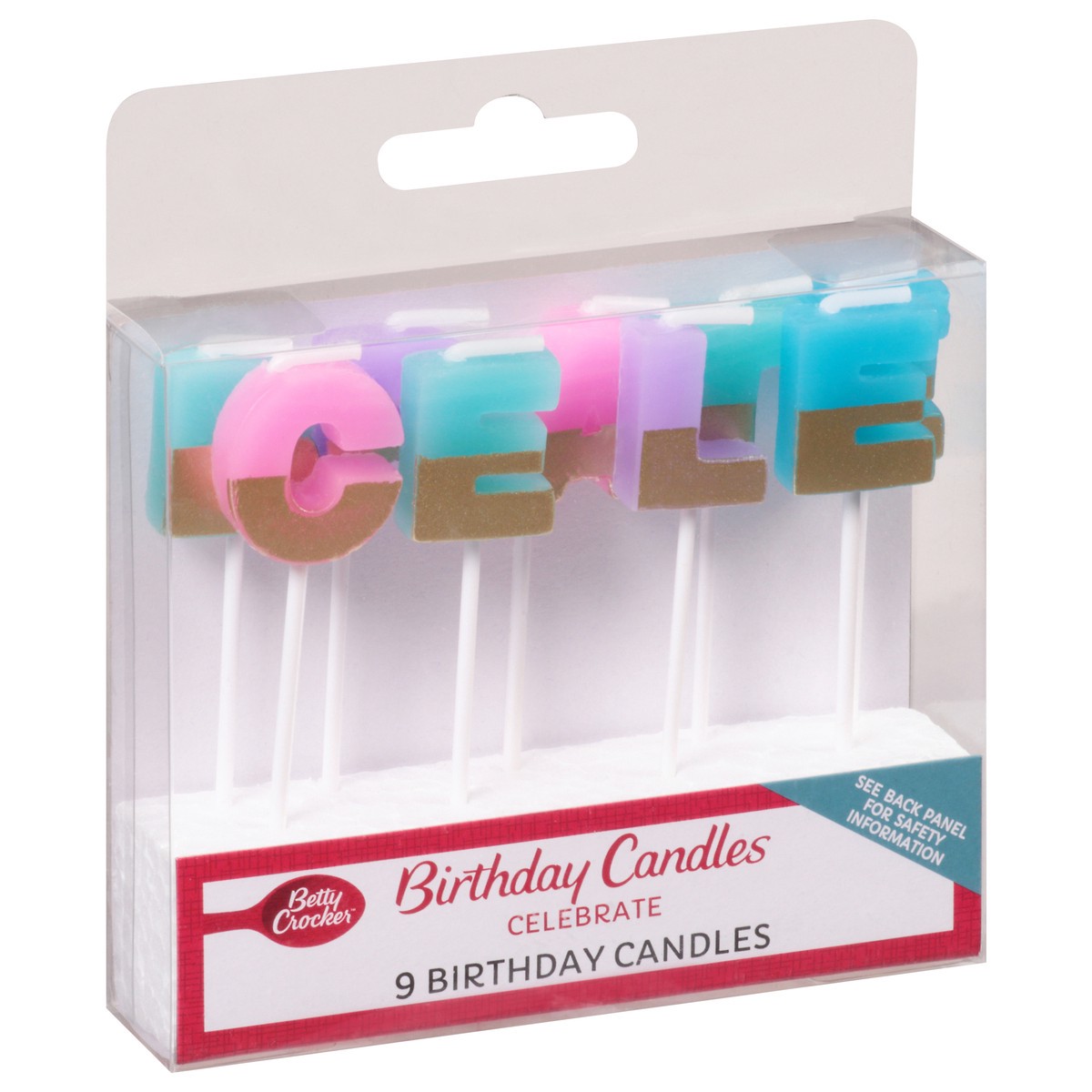 slide 9 of 9, Betty Crocker Premium Celebrate Candles, 9 ct
