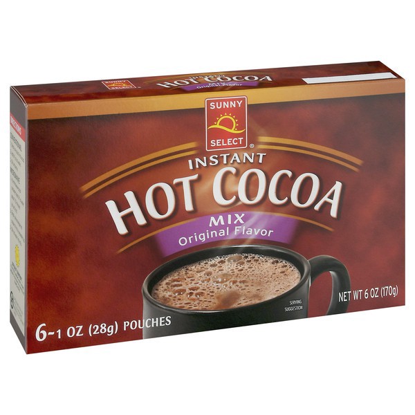 slide 1 of 1, Sunny Select Instant Original Hot Cocoa Mix 6 ea, 6 ct