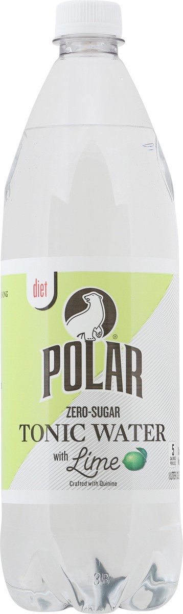 slide 5 of 13, Polar Lime Diet Tonic Water Single, 1 liter