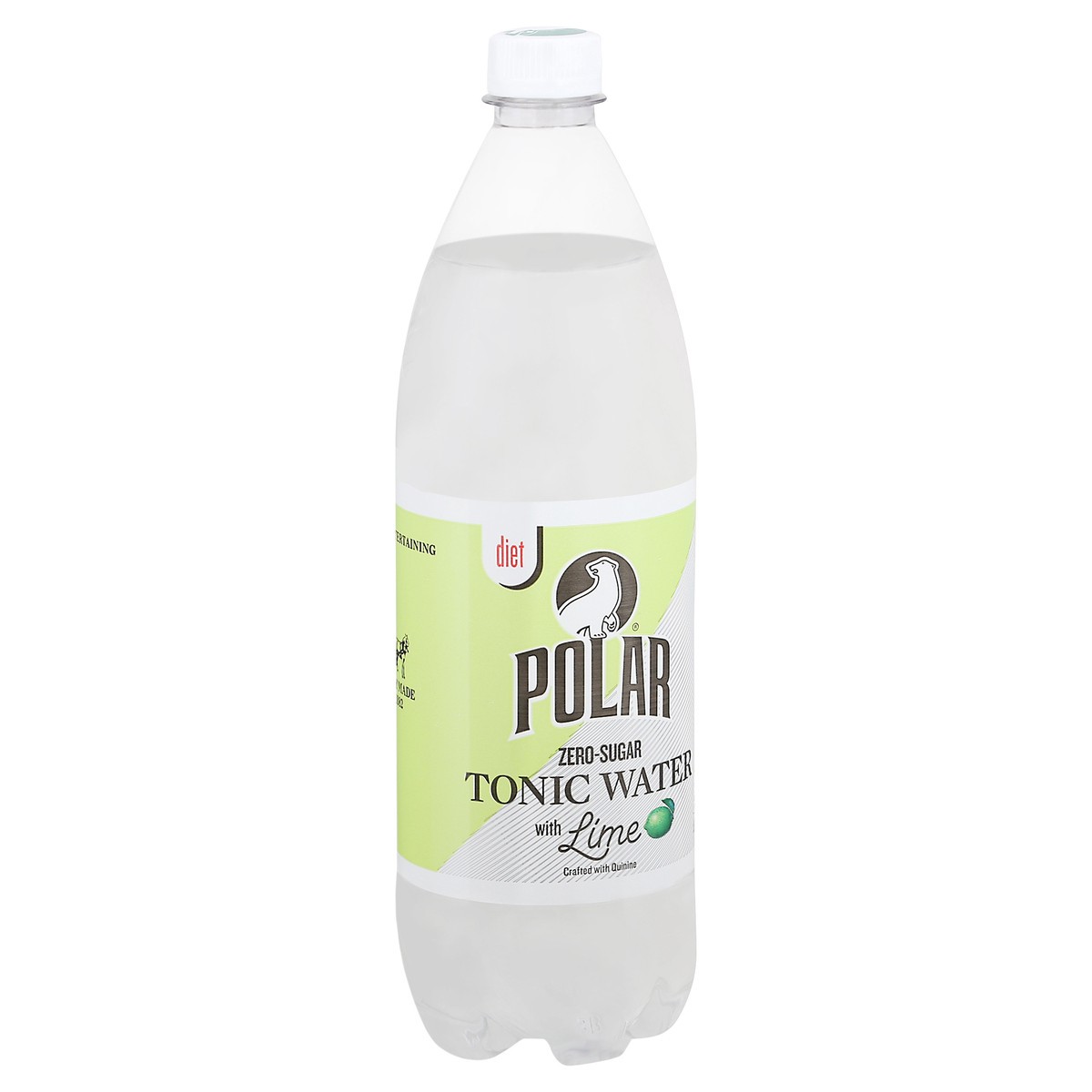 slide 8 of 13, Polar Lime Diet Tonic Water Single, 1 liter