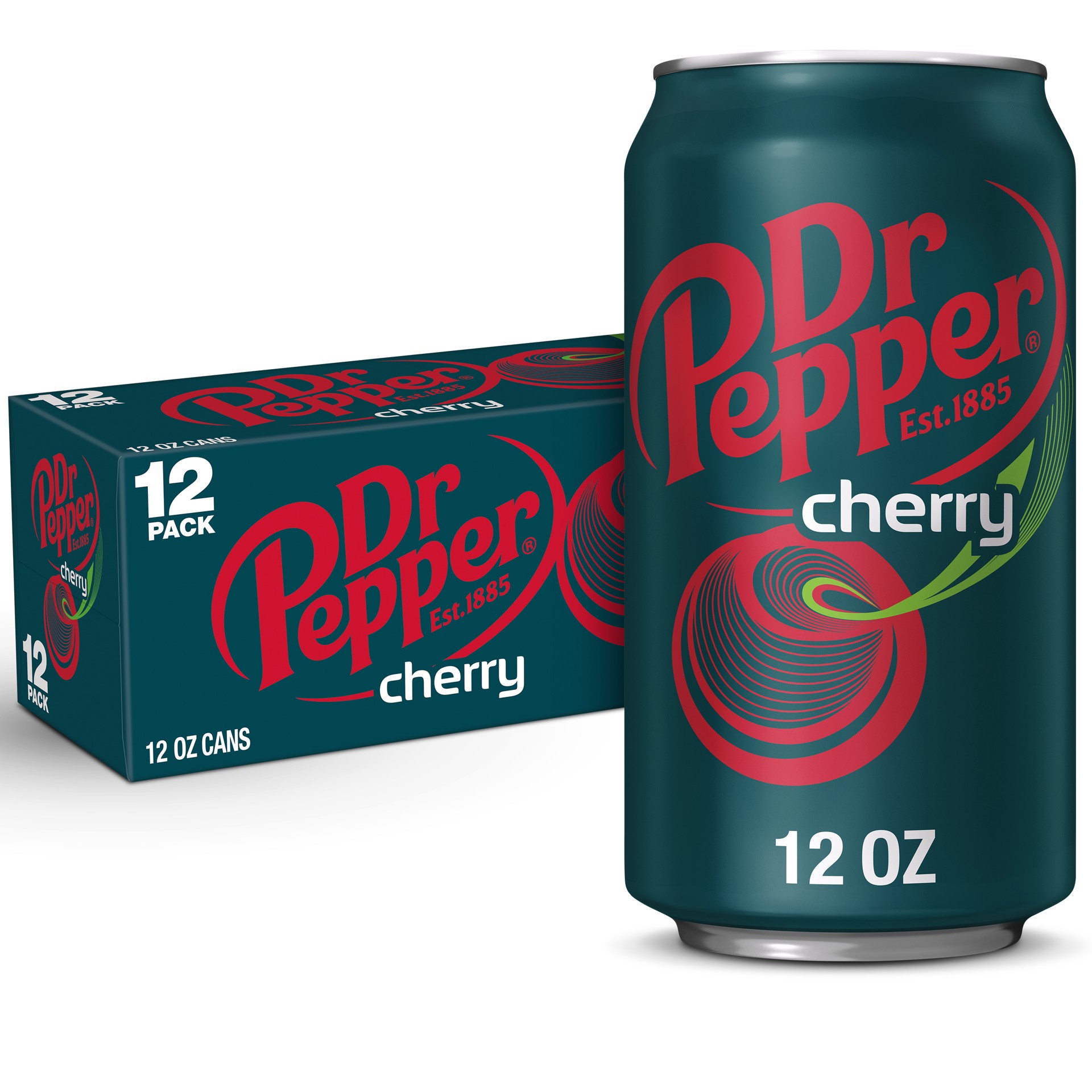 slide 1 of 7, Dr Pepper Cherry Soda - 12 ct; 12 fl oz, 12 ct; 12 fl oz