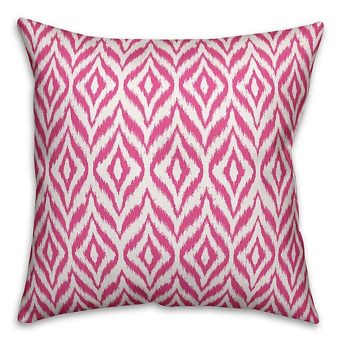 slide 1 of 1, Designs Direct Summer Ikat Indoor/Outdoor Square Throw Pillow, 1 ct