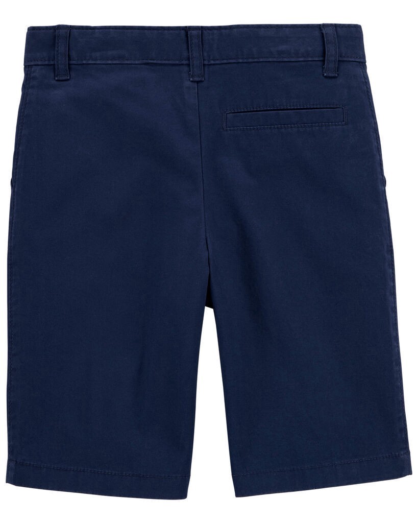 slide 3 of 3, Carter's Carters Kid Blue Flat-Front Shorts Blue 10, 1 ct