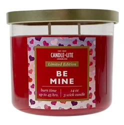 Candle-Lite Be Mine Jar Candle - Red