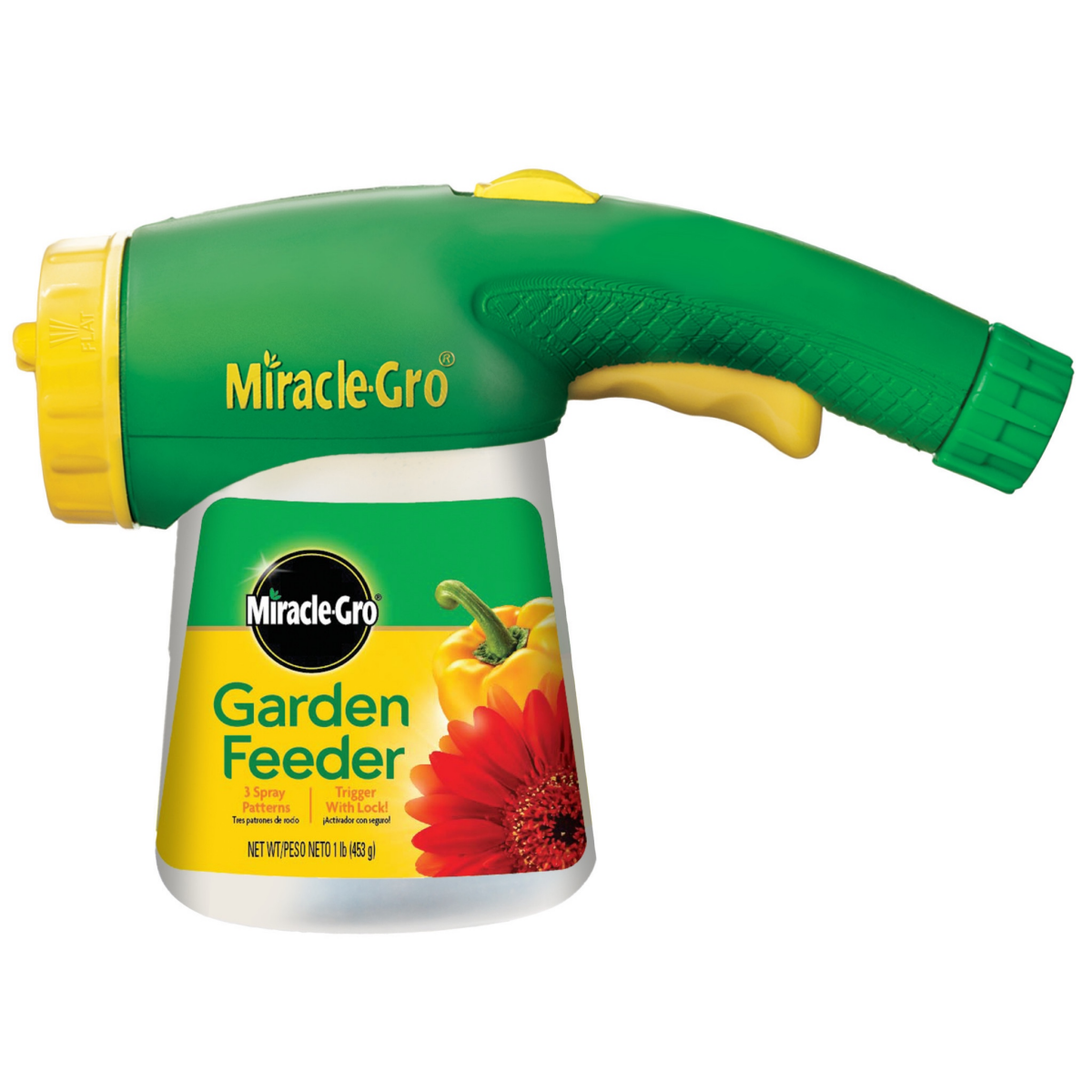 slide 1 of 9, Miracle-Gro Waterproof Garden Feeder, 1 lb