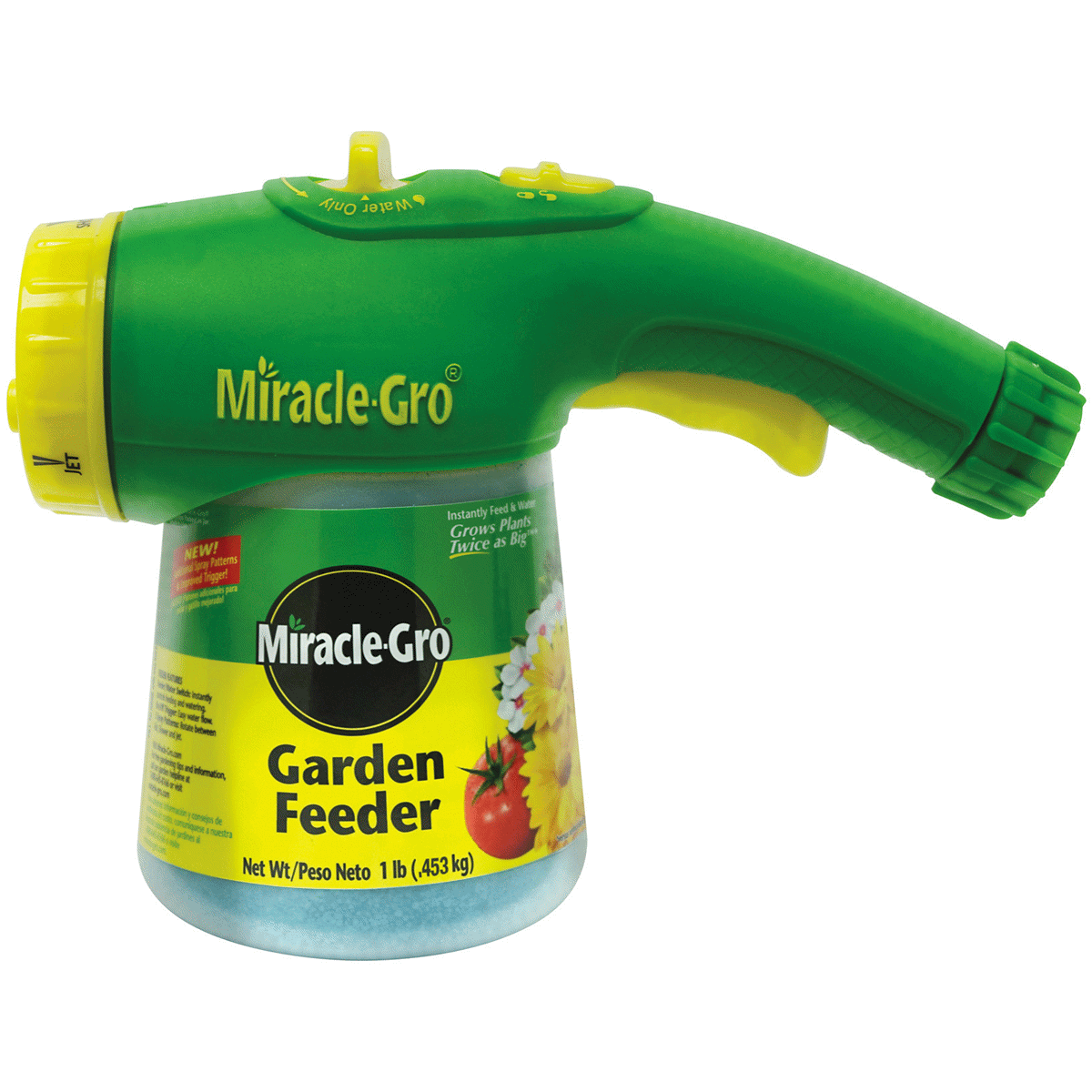 slide 1 of 1, Miracle-Gro Waterproof Garden Feeder, 1 lb